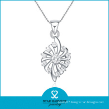 Vogue Oval 925 Sterling Silver Pendant with Cheap Price (N-0016)